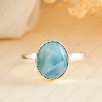 Larimar ring - WorldOfOorja