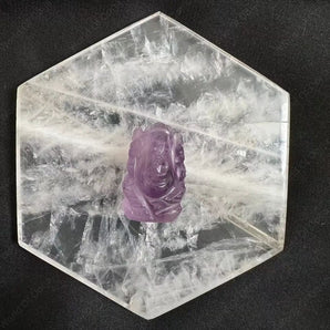 Lord Ganesha Idol- Amethyst Anger & Stress Relief, Clarity of thought