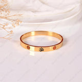 Men’s Om Rudraksha Kada bracelet for energy, strength, and peace