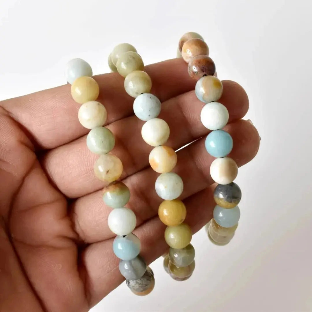 Multi - amazonite bracelet - WorldOfOorja