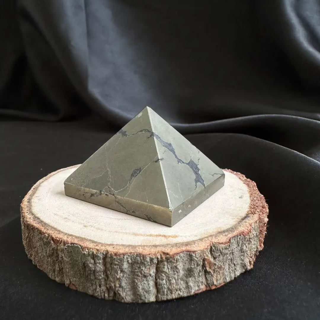 Pyrite pyramid (Indian origin)- WorldOfOorja