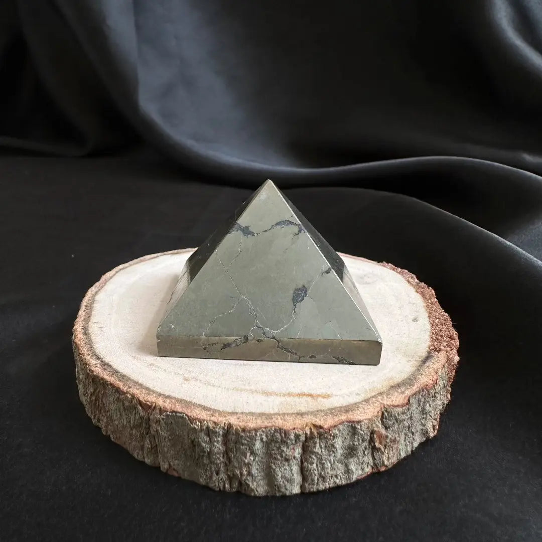 Pyrite pyramid (Indian origin)- WorldOfOorja