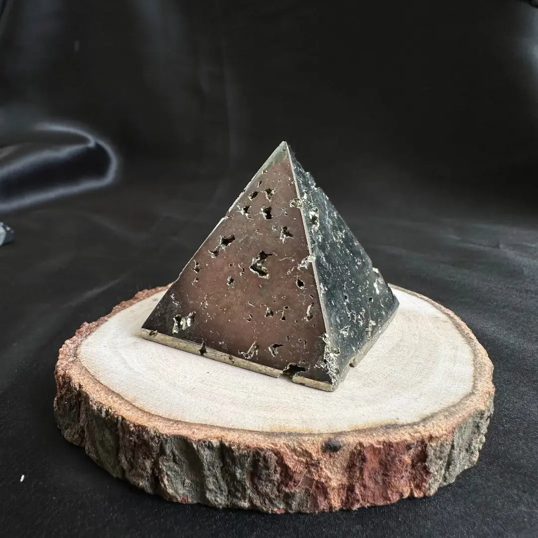 Pyrite pyramid (Peru origin)- WorldOfOorja