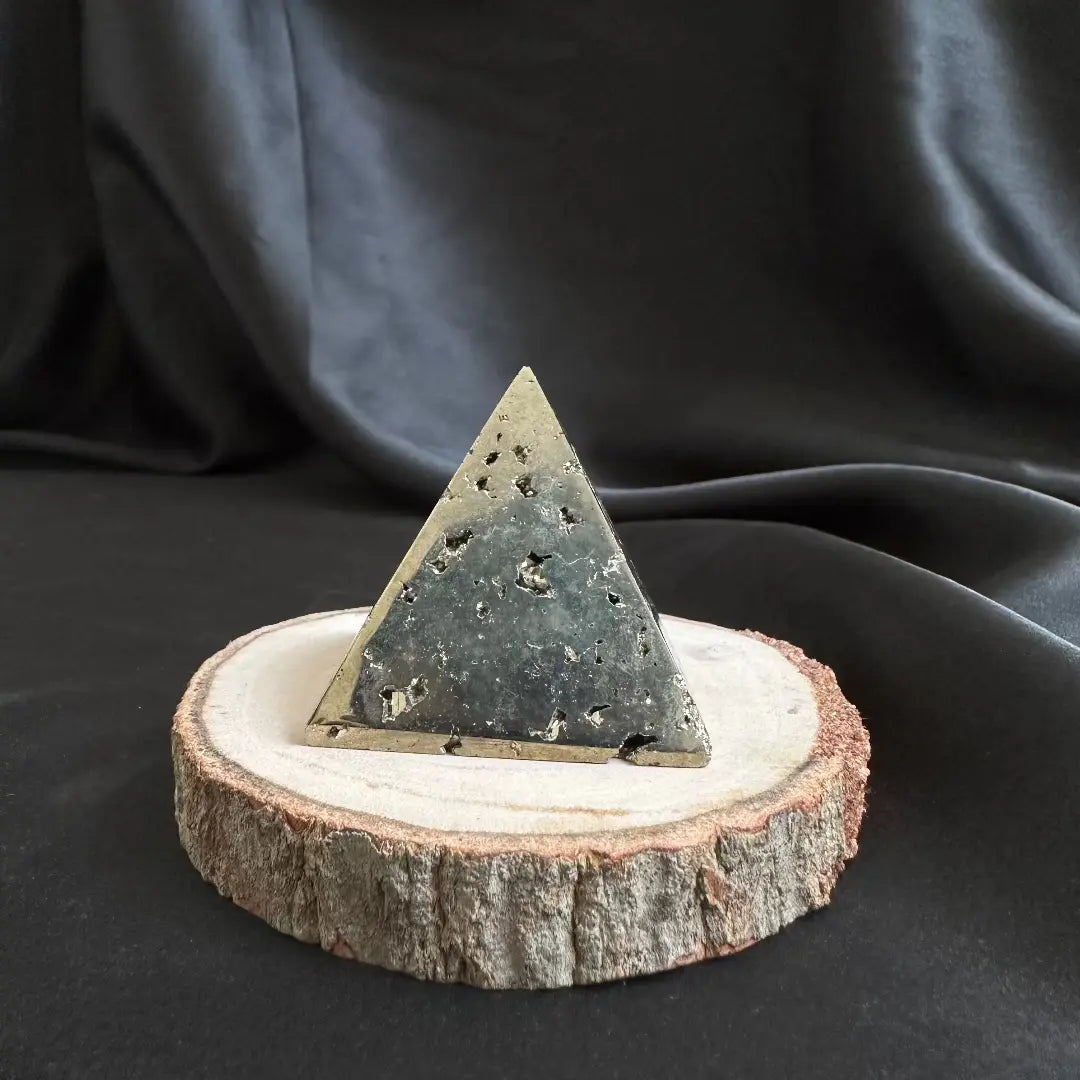 Pyrite pyramid (Peru origin)- WorldOfOorja