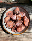 Raw Carnelian Cluster - WorldOfOorja