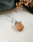 Raw Citrine Pendant - WorldOfOorja