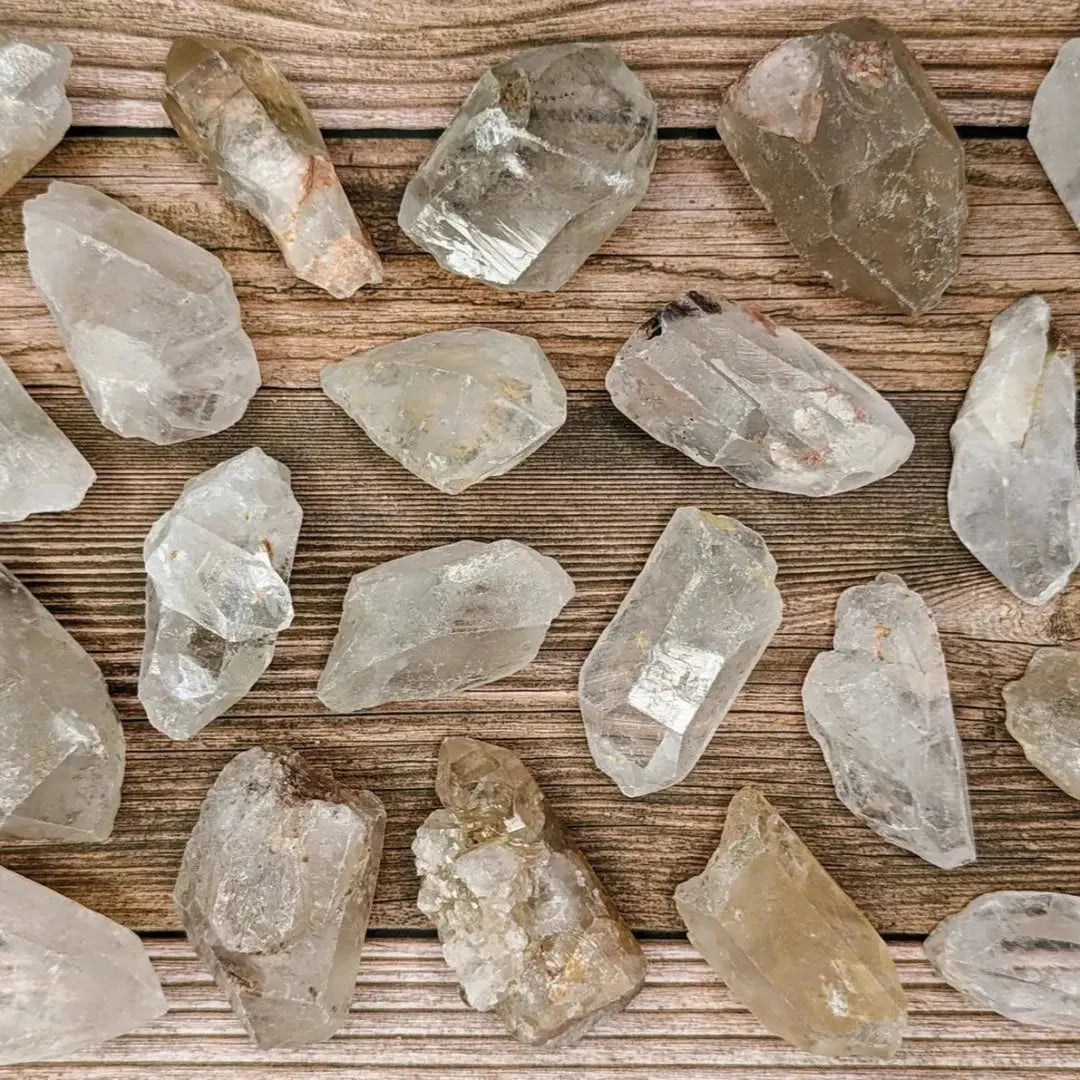 Raw Clear Quartz Cluster - WorldOfOorja