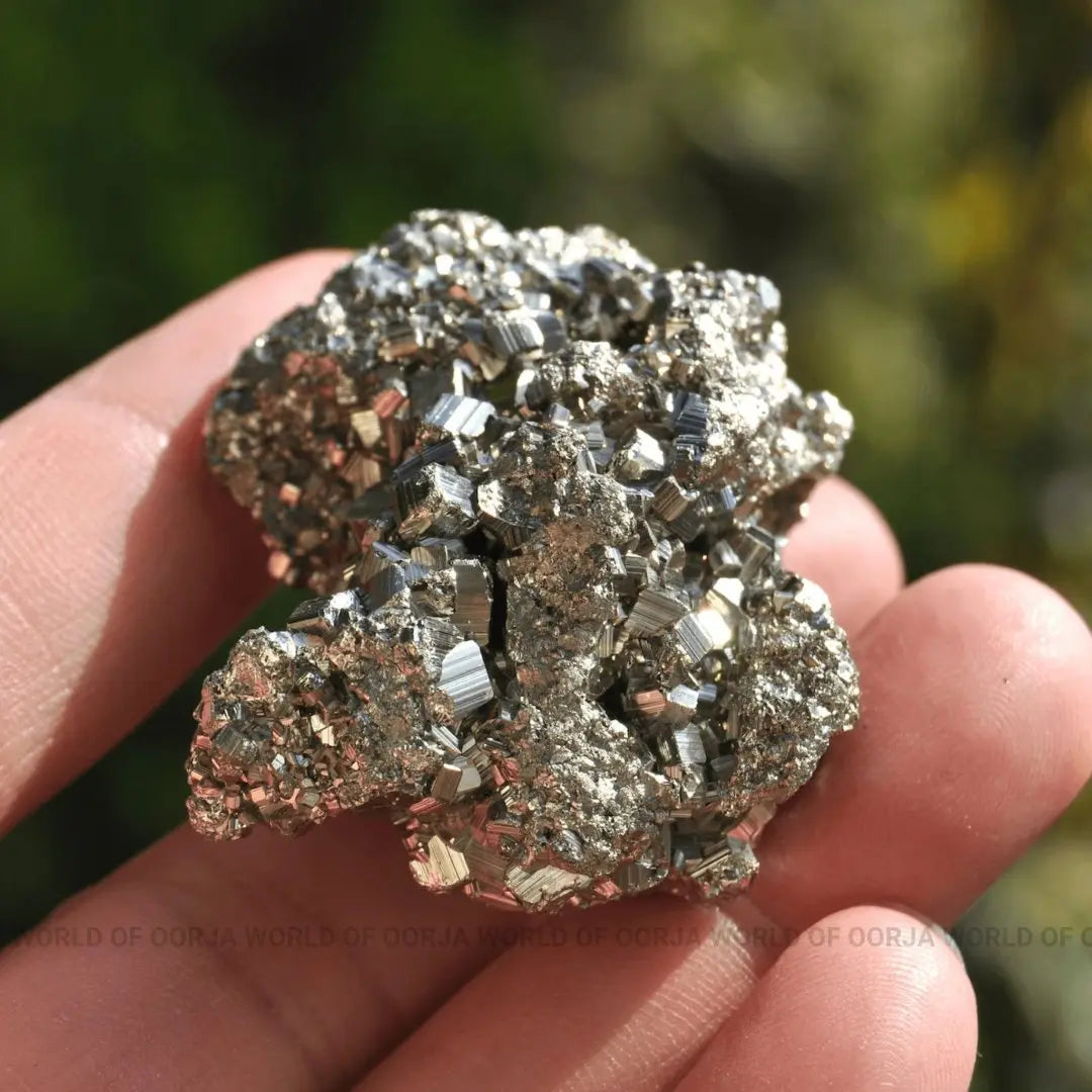 Raw Pyrite Cluster - WorldOfOorja