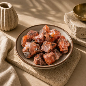 Raw Carnelian Cluster – Motivation & Creativity