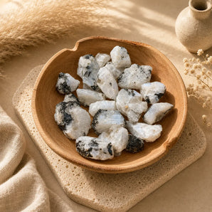 Raw Moonstone Cluster – New Beginnings & Calm