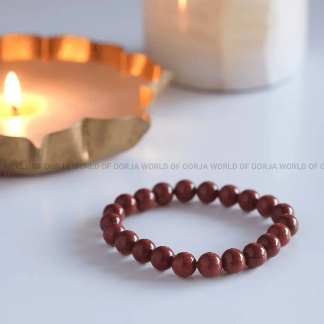 Red Jasper Bracelet - WorldOfOorja