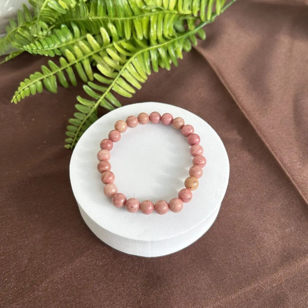 Rhodochrosite Bracelet - WorldOfOorja