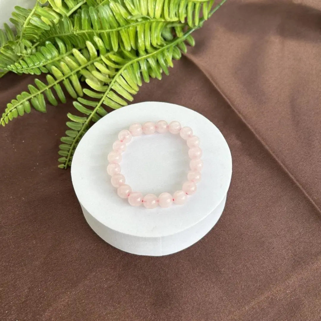 Rose Quartz Bracelet - WorldOfOorja