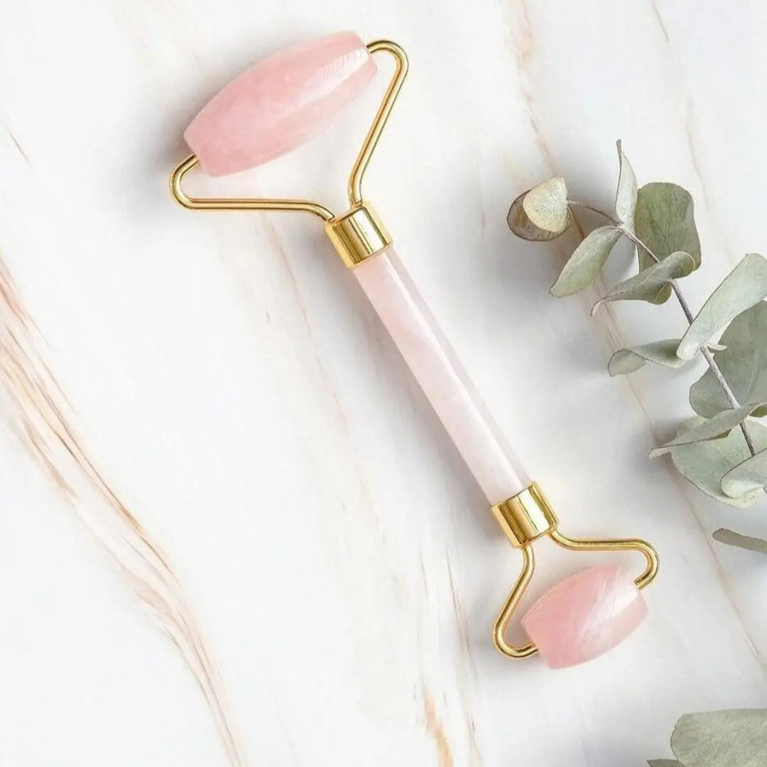 Rose Quartz Face Roller - WorldOfOorja