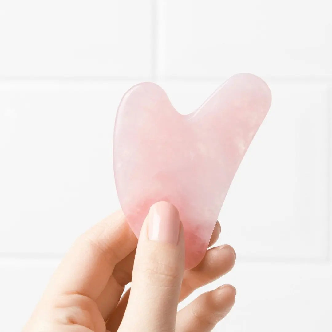 Rose Quartz Gua Sha - WorldOfOorja