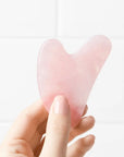 Rose Quartz Gua Sha - WorldOfOorja