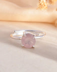 Rose Quartz Ring - WorldOfOorja