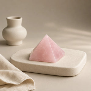 Rose Quartz Pyramid – Love & Harmony