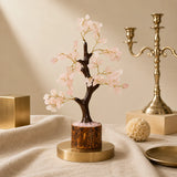 Rose Quartz Crystal Tree – Love & Harmony – view 2