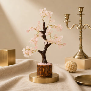 Rose Quartz Crystal Tree – Love & Harmony