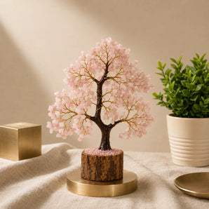 Rose Quartz Crystal Tree – Love & Harmony