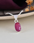 Ruby pendant - WorldOfOorja