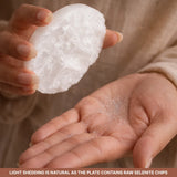 World of Oorja Moroccan Selenite plate for crystal recharging and spiritual rituals