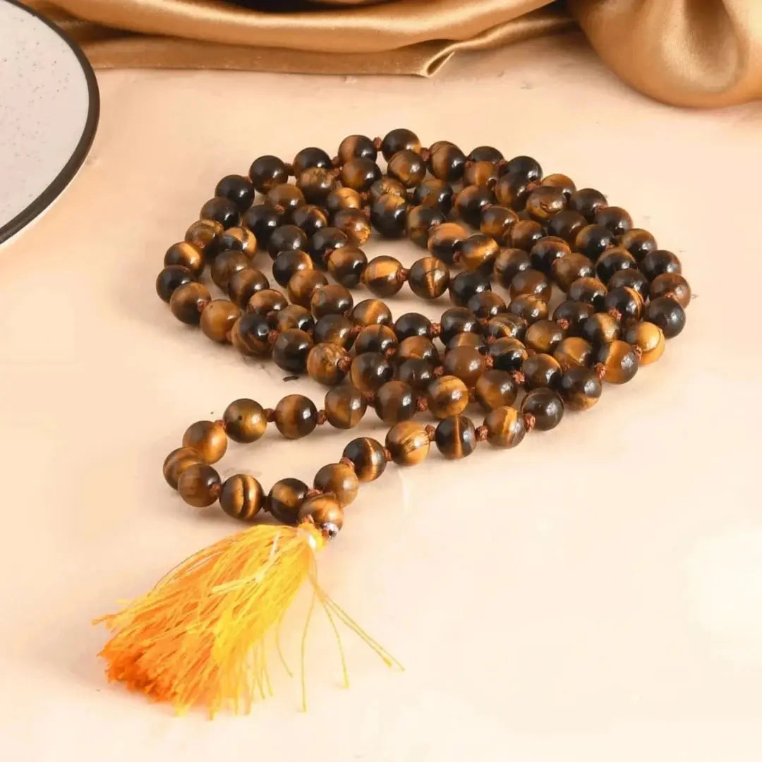 Tiger Eye Mala - WorldOfOorja