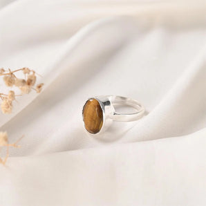 Tiger Eye Ring – Courage, Focus & Protection Under Pressure