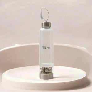 Pyrite Crystal Infused Water Bottle