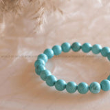 Authentic Firoza bracelet promoting peace and emotional balance