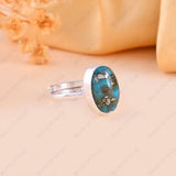 Turquoise (Firoza) Ring - WorldOfOorja