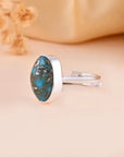 Turquoise (Firoza) Ring - WorldOfOorja