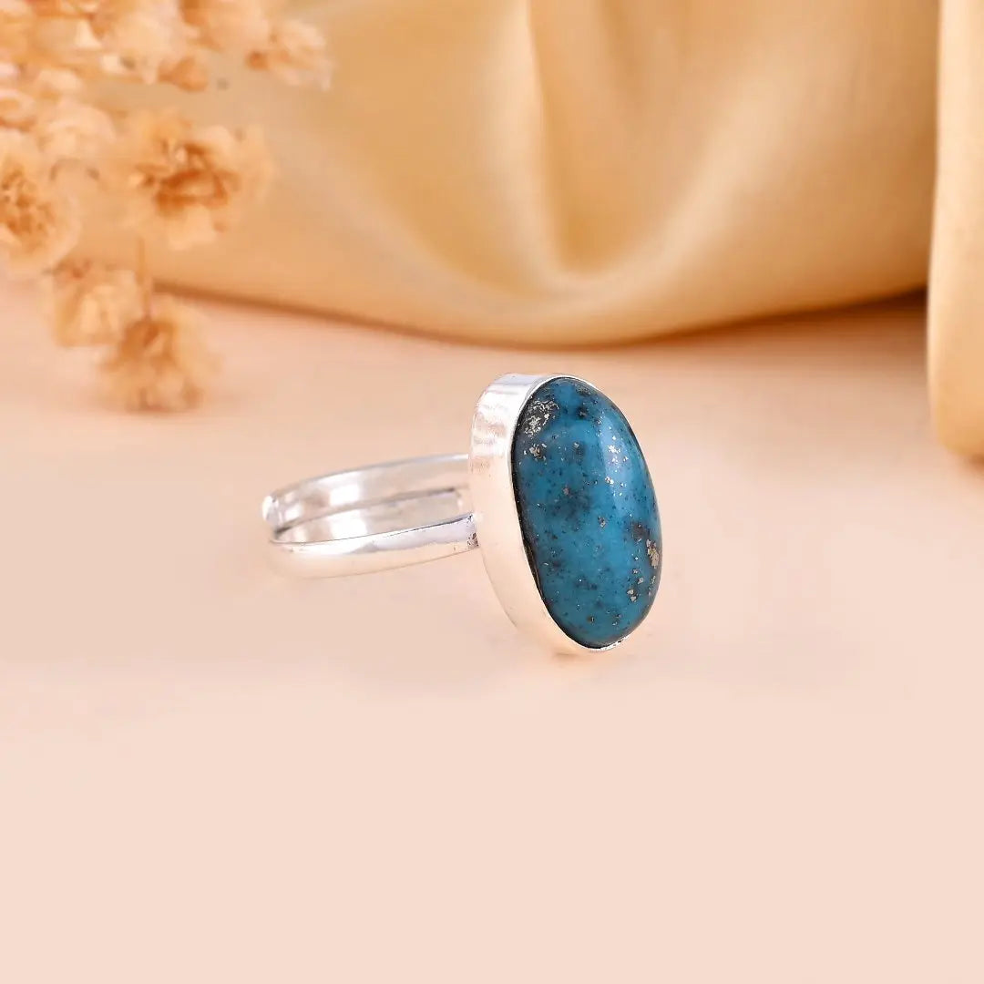 Turquoise (Firoza) Ring - WorldOfOorja