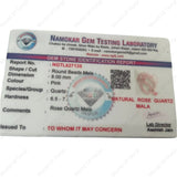 Rose Quartz Mala with Certificate