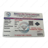 Certified Black tourmaline Pyramid