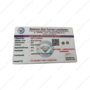 Certified Labradorite Studs