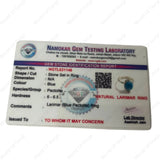 Authentic larimar ring known for emotional healing