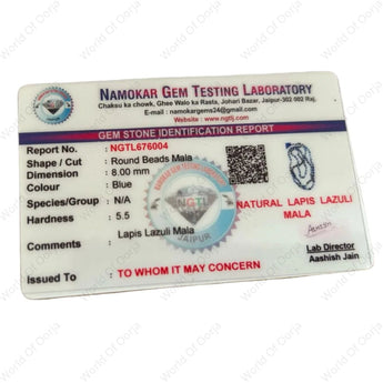 Authentic Lapis Lazuli Mala