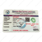 Authentic Green Jade Mala promoting peace and harmony