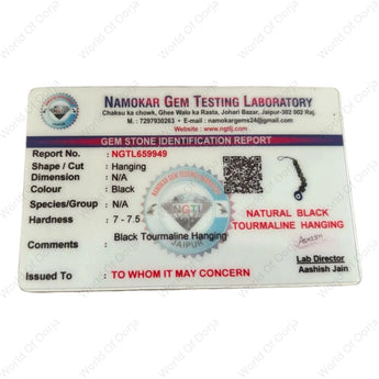 Certified Tourmaline cubes with Evil Eye charm – Crystal protection decor for home