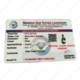 Certified Clear Quartz pendant