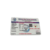 gem testing laboratory certification for red coral (moonga) ring