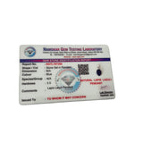 Lab test report for lapis lazuli pendant 