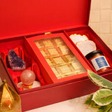 Luxury gift hamper with crystals and candle – World of Oorja