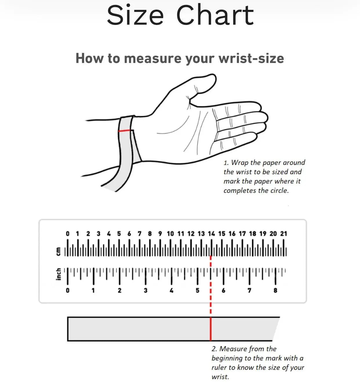 Wrist Size (part of custom bracelet) - WorldOfOorja