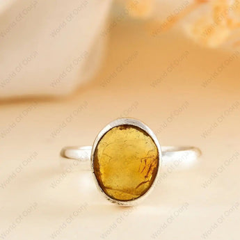 Amber Ring - WorldOfOorja