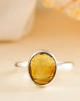 Amber ring - WorldOfOorja