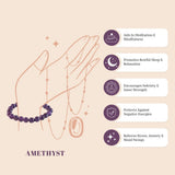 Amethyst Bracelet - WorldOfOorja