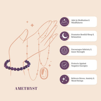 Amethyst Bracelet - WorldOfOorja